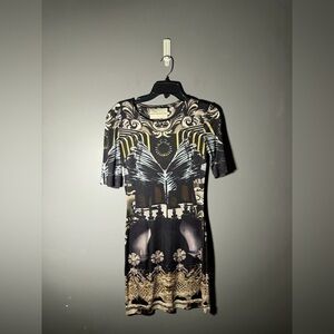Mary Katrantzou Patterned Silk Printed Dress Size Medium